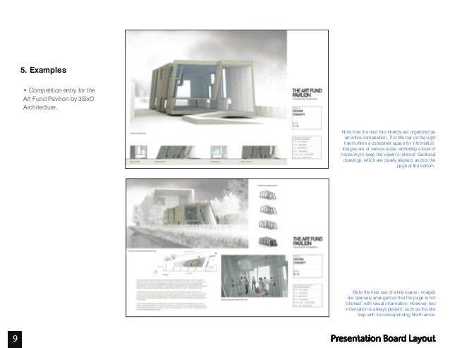presentation board layout