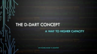 THE D-DART CONCEPT
A WAY TO HIGHER CAPACITY
JAN PLOMER, BOGIE '19, BUDAPEST
 