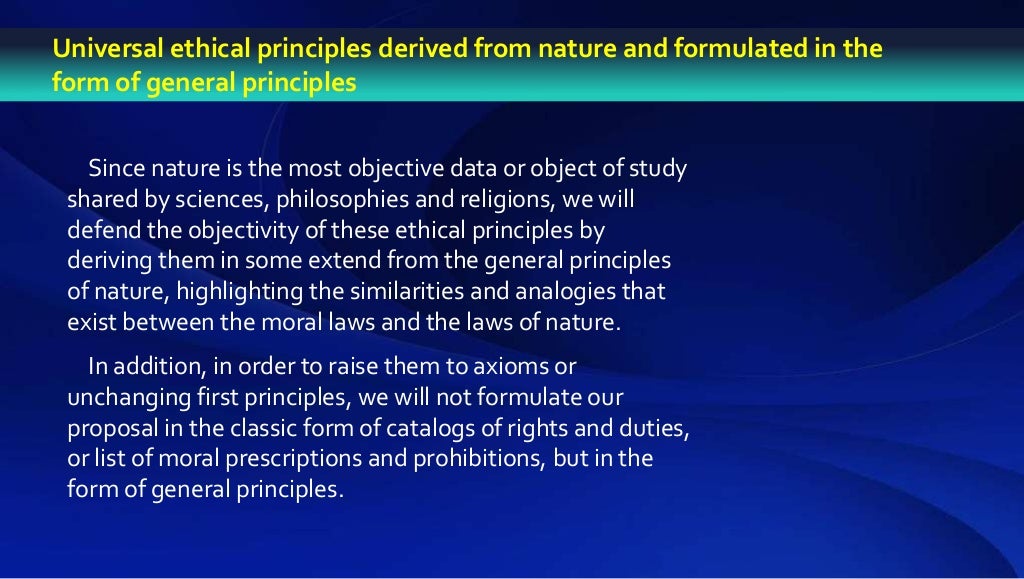 Universal Ethical Principles book 7