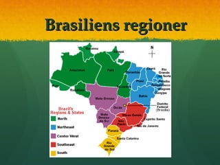 Brasiliens regionerBrasiliens regioner
 