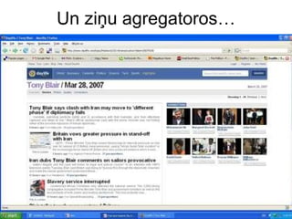 Un ziņu agregatoros … 