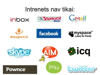 Intrenets nav tikai : 
