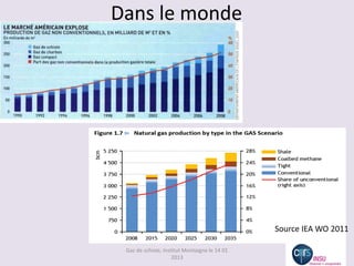 Dans le monde




                                               Source IEA WO 2011

 Gaz de schiste, Institut Montaigne le 14 01
                     2013
 