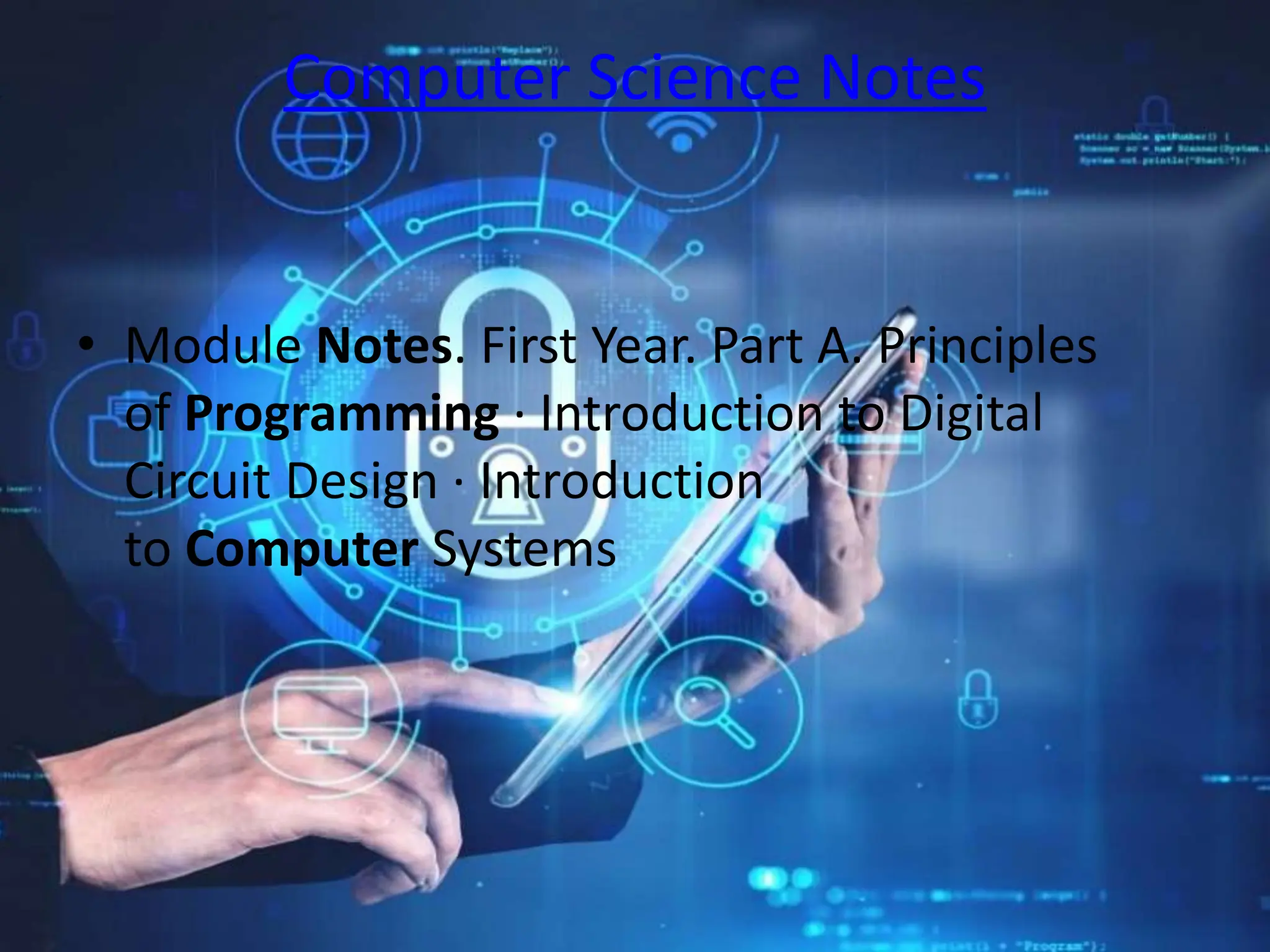 presention by computer science is a note | PPT
