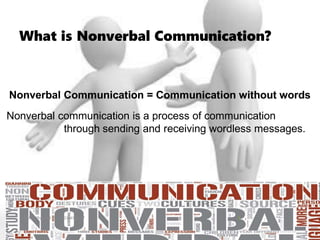 Wordless Message Non Verbal Communication | PPTX