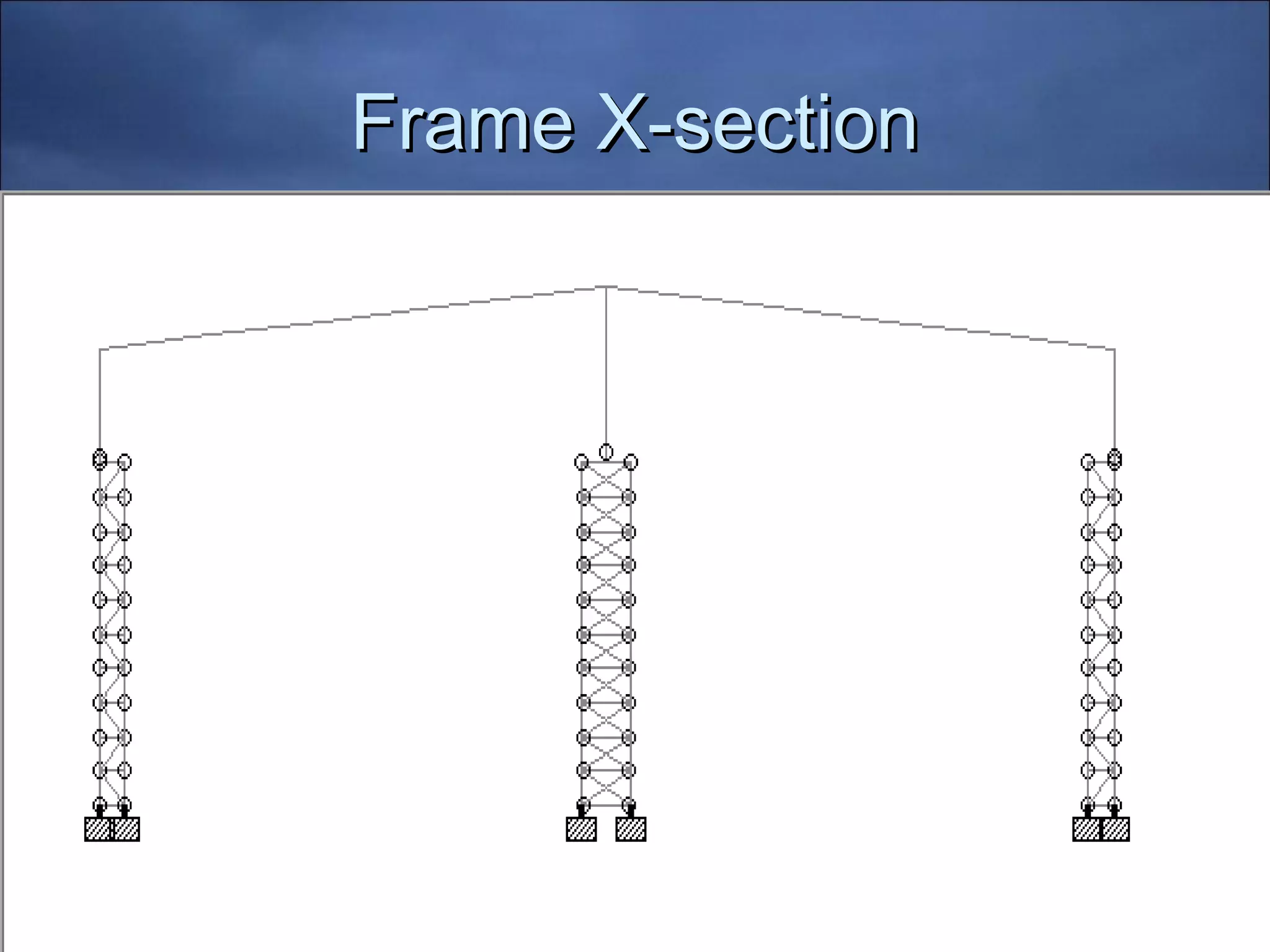 Frame X-sectionFrame X-section
 