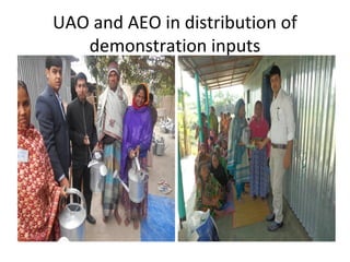 UAO and AEO in distribution of
demonstration inputs
 