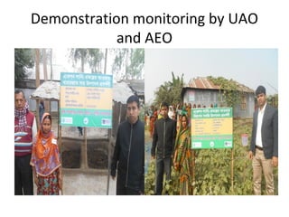 Demonstration monitoring by UAO
and AEO
 