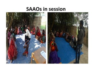 SAAOs in session
 