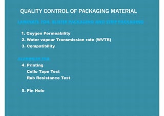 Pharmaceutical Packaging | PDF