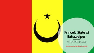 Princely State of
Bahawalpur
City of Mahals (Palaces)
Muhammad Nabeel Amjad
 