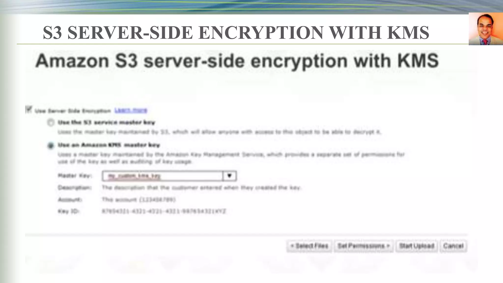 S3 SERVER-SIDE ENCRYPTION WITH KMS
 