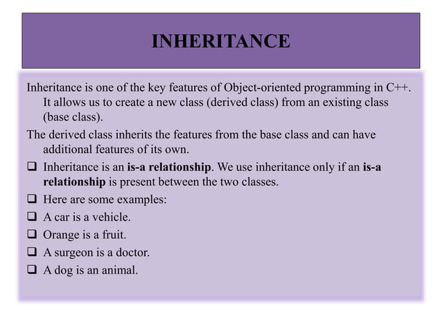 Procedure Oriented programming Object Oriented programming Basic ...