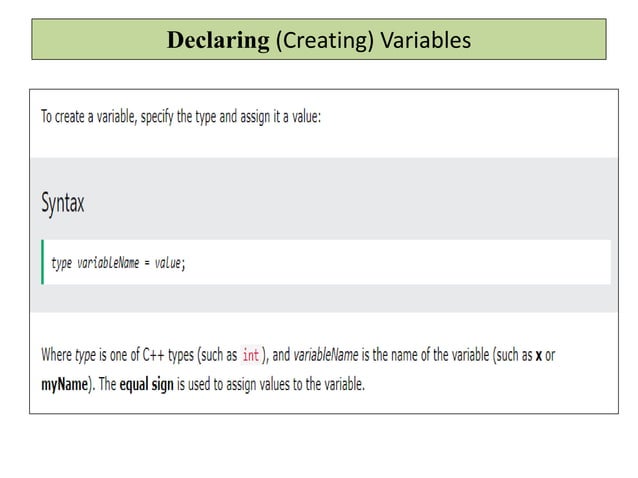 Procedure Oriented programming Object Oriented programming Basic ...