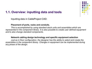 Data Port Cad Presentation Cable Project Cad Adc | PDF