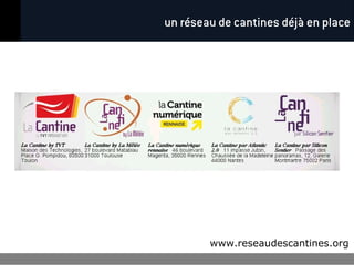 un réseau de cantines déjà en place




        www.reseaudescantines.org
 