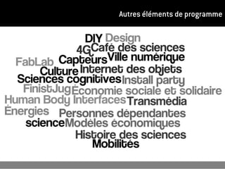 Autres éléments de programme
 
