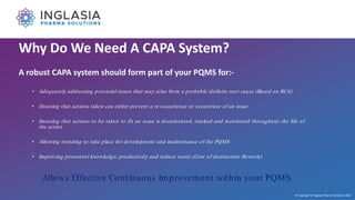 Presentation CAPA related to QMS in pharmaceutical industry.pdf