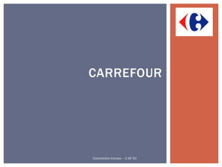 CARREFOUR
Gwendolien Cansse – 2 AF 03
 