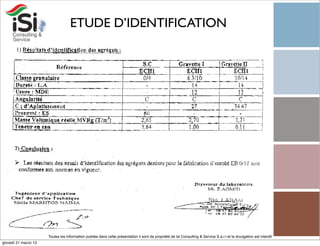 ETUDE D’IDENTIFICATION




                      Toutes les information publiée dans cette présentation il sont de propriété de Isi Consulting & Service S.a.r.l et la divulgation est interdit!
giovedì 21 marzo 13
 