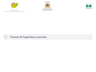 Contexte de l’agriculture marocaine1
 