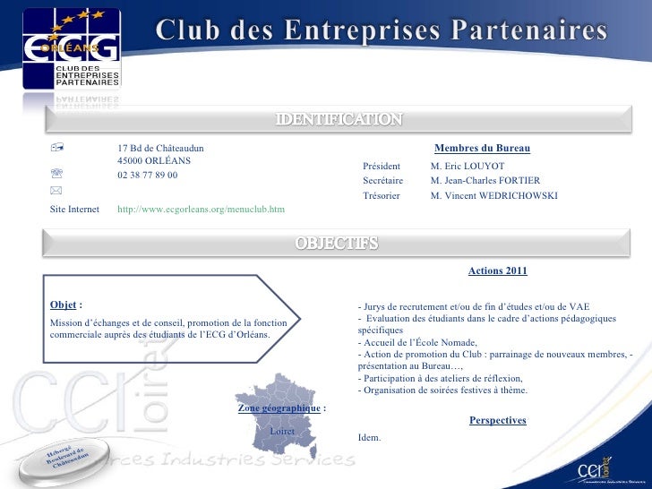 Presentation Cci Association De Developpement Economique Organisa