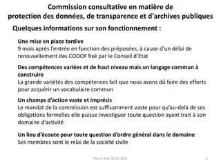 LIPAD: la Commission consultative