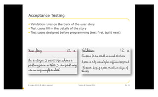  2012 Testing & Finance conference 