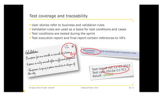  2012 Testing & Finance conference 