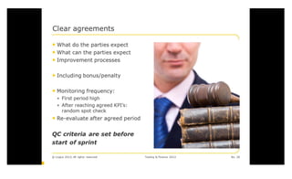  2012 Testing & Finance conference 