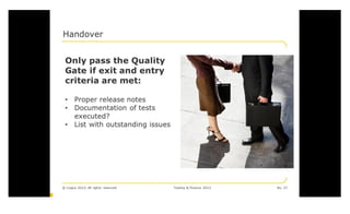  2012 Testing & Finance conference 