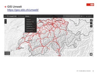 CFF • I-PJ-ENG-UMW-LS• 18.06.2019 10
 GIS Umwelt
https://geo.sbb.ch/umwelt/
 
