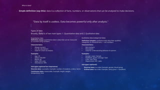 Useless Data Comprehensive Introduction to Data Science and Analytics Fundamentals ...