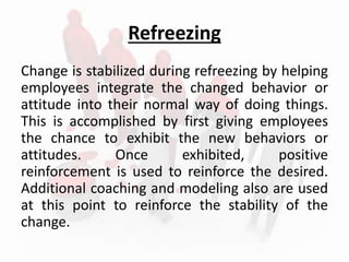Organizational Change Methods