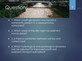 Runoff generation and sediment transport: Do saturated zones play a role in tropical watersheds?