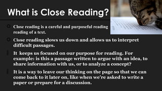 Presentation Close Reading and Annotation.pptx