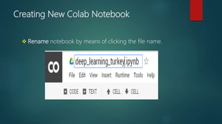 Introduction to using google colab | PPTX | Computing | Technology ...
