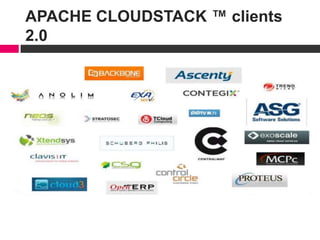 12
APACHE CLOUDSTACK ™ clients
2.0
 