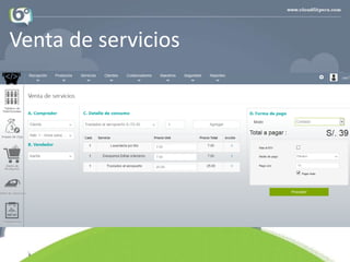 Venta de servicios