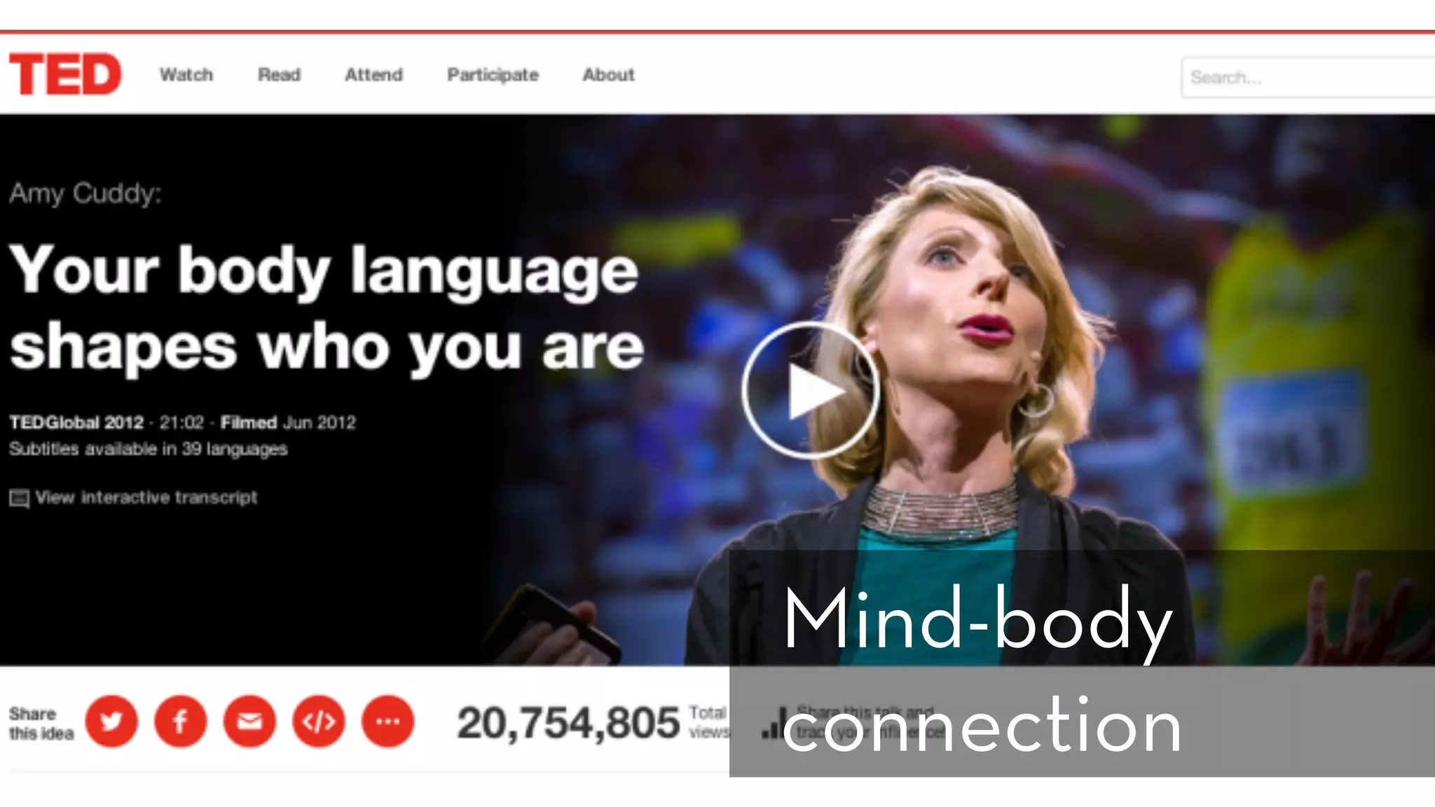 Mind-body
connection
 