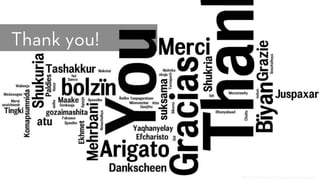 h p://www.ﬂickr.com/photos/wwworks/4759535970/
Thank you!
 