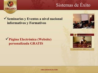 Sistemas de Éxito

Seminarios y Eventos a nivel nacional
  informativos y Formativos



 Página Electrónica (Website)
   personalizada GRATIS
 