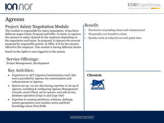 Well defined process tailoring mechanism for different types of projectsRECOGNITIONEstablishingCredentials