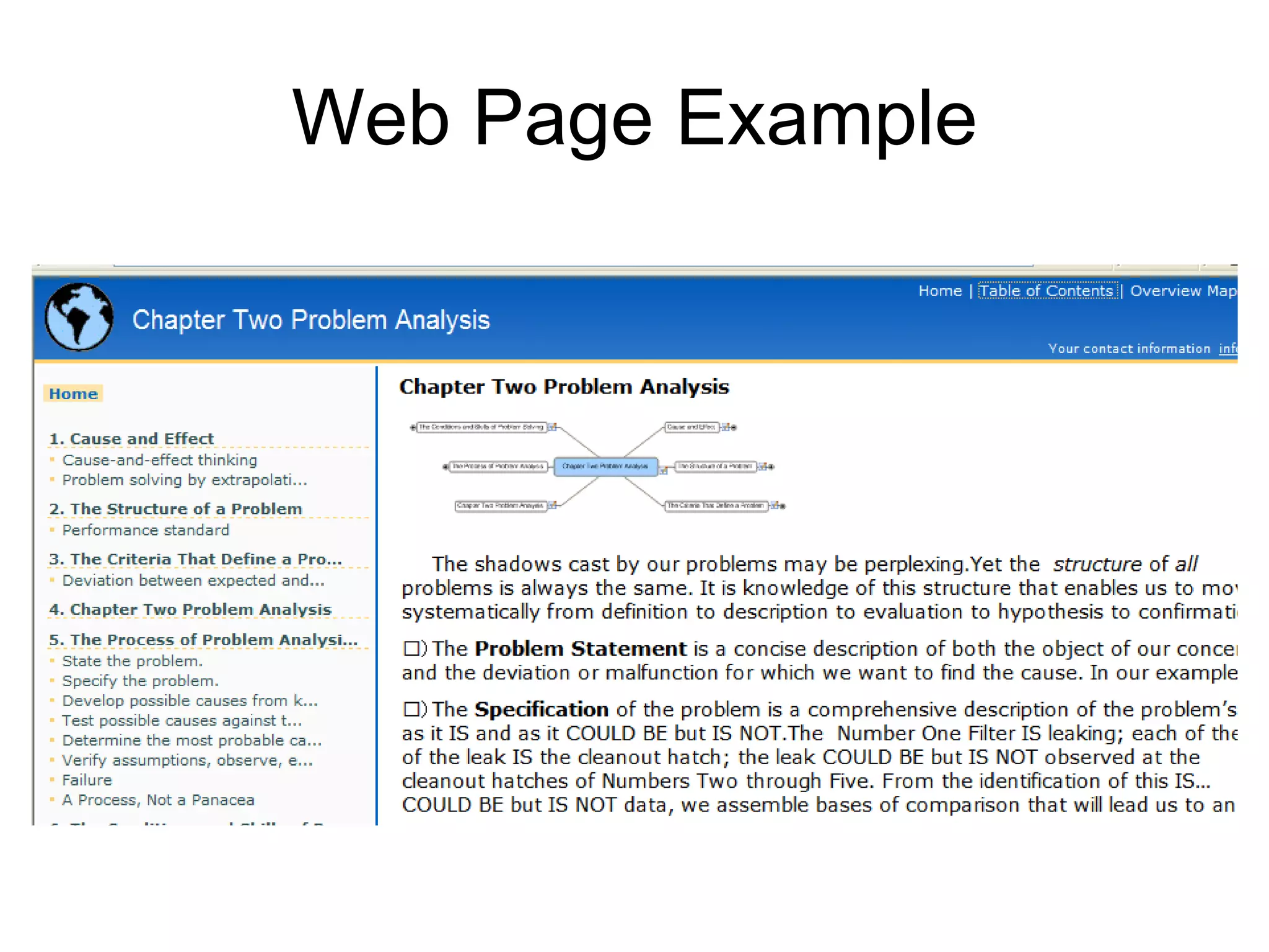 Web Page Example 