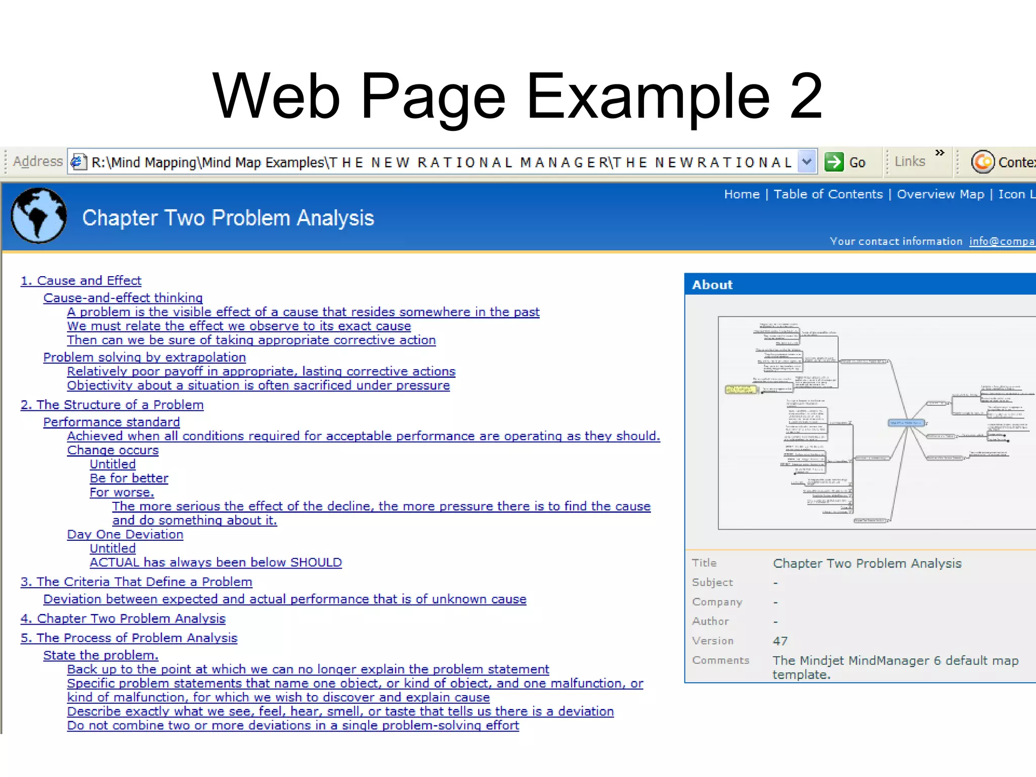 Web Page Example 2 