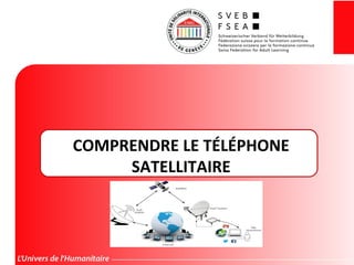 COMPRENDRE LE TÉLÉPHONE
SATELLITAIRE
 