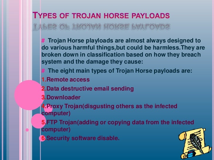 types of trojan virus