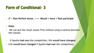 English conditional Sentences | PPTX