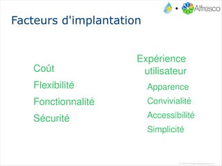 Quelques statistiques ... Marché Innovation Communauté 400 000 sites 350k membres 4000+ modules 350 000 membres 