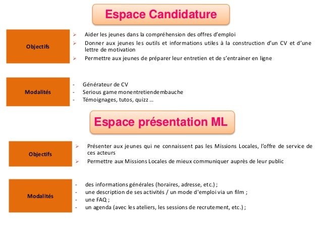 cv en ligne mission locale